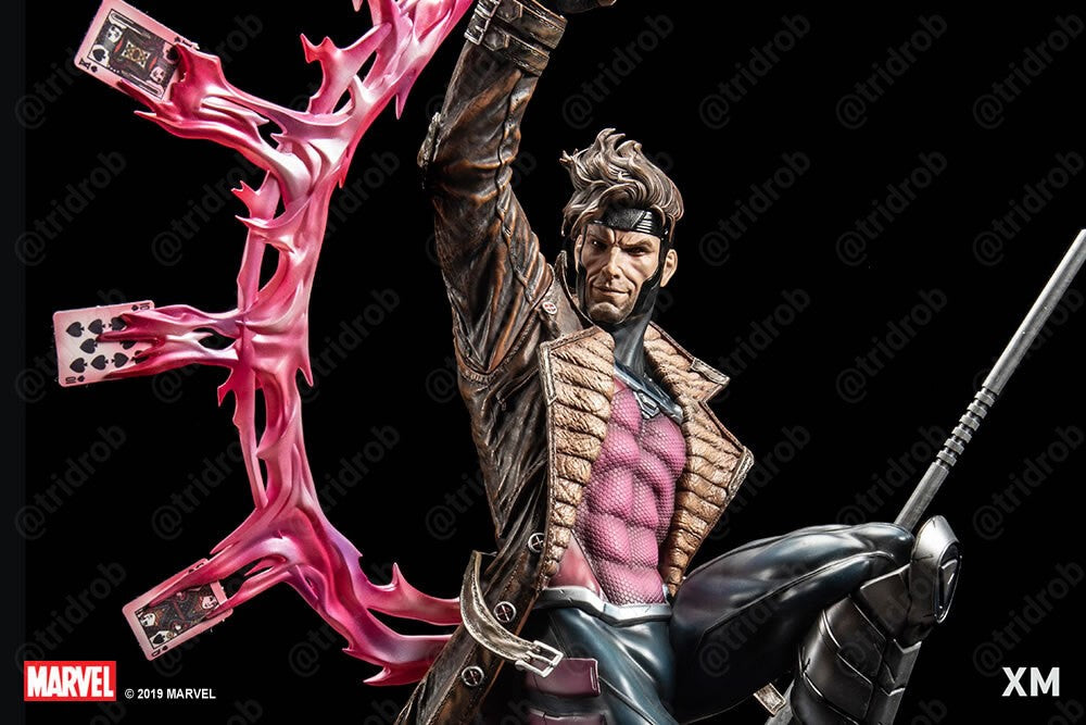 Gambit X-Men STL File – Cajun Mutant Hero 3D Print Model