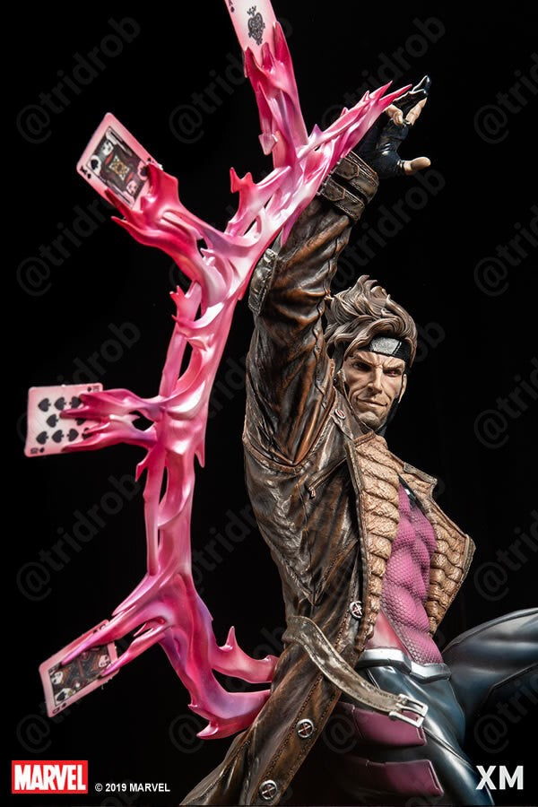 Gambit X-Men STL File – Cajun Mutant Hero 3D Print Model