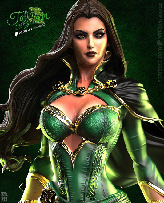 Talia Al Ghul DC Comics STL File – Assassin Heiress 3D Print Model